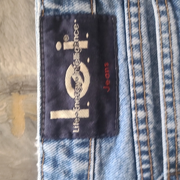 Vintage L.E.I. Denim Jean High Rise Shorts Women' 7 - Picture 4 of 7